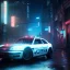 Placeholder: Cyberpunk,police car in night city on the rain unreal engine 5, octane render,cinema4d, dynamic lighting, 8k, redshift render, highly, hyperrealism ultra realistic, hyper realistic.