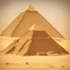 Placeholder: pyramid of ancient egypt, realistic 3/4 photograph