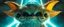 Placeholder: volume fog light, hyper real close up on fluffy faces of rock cute charming uplifting energetic blessed alien cricket coyote priest gremlin fashion general with hi tech transcendent lazer plasma blaster arsenal from hell, guarding bridge up to space saucer neon plastic transparent, movie poster