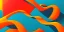 Placeholder: Vector technology abstract background with dynamic amorphous vector flowing gradient particle water curve waves and modern red, yellow, orange lines. Retro futurism geometric, cyberpunk.