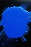 Placeholder: Blue paint spread on blck background