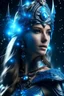 Placeholder: principessa guerriera stellare luce protezione donna bellissima cristalli