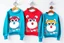 Placeholder: cool fun winter clothing brand winter wear random design party animal theme simple 3 colours