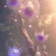 Placeholder: one big crystal subtle flower in a galactic ambiance with a beautiful fairy, transparent petals, delicate colors, in the foreground, full of details, smooth，soft light atmosphere, light effect，vaporwave colorful, concept art, smooth, extremely sharp detail, finely tuned detail, ultra high definition, 8 k, unreal engine 5, ultra sharp focus