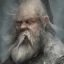 Placeholder: dnd, dwarf, priest, heavy armour, portrait, only face, close up, watercolour