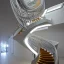 Placeholder: 10 Grenelle, biomorphic structure , staircase , morphed with electronic wiring and mixed with lights , bioluminescence, centrepiece,France, interior design, Les Echos, Le Parisien, LVMH, media division, minimalist, office environment, parametric sculpture, Paris, refined details, staircase , cosmic background, masterpiece of Ora Ito