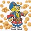 Placeholder: combine Captain Morgan and Captain Crunch on a white background