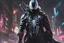 Placeholder: Venom in 8k nier automata drawing style, spider-gwen them, cinematic mood, neon effect, close picture, rain, highly detailed, high details, detailed portrait, masterpiece,ultra detailed, ultra quality
