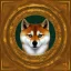 Placeholder: space orbs floating above Doge, the shiba inu