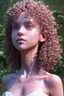 Placeholder: ((Lost suit)),((lost clothes)),April, Summer Fashion, full body,smooth soft skin, curly hair, detailed eyes, detailed face, looking into camera, intricate, summer outfit, pink, back lighting, realistic concept art, digital painting, rich 3d render, hyper-realistic painting, cinema 4D render, art by WLOP, by Agnes Cecile, Michael Whelan