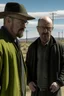 Placeholder: Walter White and Jesse Pinkman in the AMC walking dead universe.