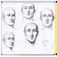 Placeholder: About drawing these features of a man's face Eyes: almond-shaped, medium-sized with defined eyelids and a direct and steady look. nose: a nose with prominent features, straight and with a slightly pointed tip, which can be described as a Roman nose. Mouth: Medium width with defined lips, neither too full nor too thin. Eyebrows: Naturally dense and curved, to match the shape of the face. Big Mustache: dense and arched following the shape of the upper lip.Chin and jaw: A prominent chin and defined