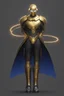 Placeholder: Golden Robot, Heavenly Angel Characteristcics, Sorcerer Supreme, Cloak, Humanoid, Halo Ring on his back.