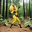 Placeholder: [1960’s stop-motion animation style of Queen of Pro Wrestling, Queen Bee in the forest] a 70s advertisement video TV featuring Demonstrating her growing power as Queen Bee vibrating the very air around her, challenging any luchadora to defeat her in the ring; as a claymation character toy from a claymation horror movie in burning rainbow land, from hell, creepy Videos, strange creatures everywhere , as old advertisement shot on video VHS