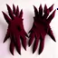 Placeholder: burgundy claws gloves