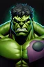 Placeholder: A beautiful portrait painting of Hulk, in style of colorful comic. symmetry, hyper detailed. octanev render. trending on artstation