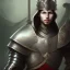 Placeholder: full portrait of a beautiful warrior prince in armor