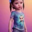 Placeholder: Wearing make up avatar in pandora toddler, full body, Pandora background