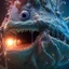 Placeholder: fluid ink angler fish creature, unreal engine 5, 8k resolution, photorealistic, ultra detailed