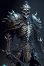 Placeholder: legendary general paladin dark armored skeleton warrior