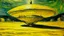 Placeholder: A yellow electrical UFO painted by Vincent van Gogh