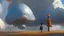 Placeholder: Science fiction painting] Goro Fujita Nicolas Bruno, Peter Sallesen, Hamish Frater, ominous sky