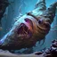 Placeholder: fluid ink angler fish creature, unreal engine 5, 8k resolution, photorealistic, ultra detailed