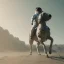 Placeholder: Riding horse astronaut Jupiter, Wes Anderson Lut, unreal engine 5, octan render