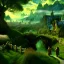 Placeholder: Epic Drawing of scenery of The Hobbit estilo Van Gogh 4k