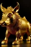 Placeholder: Pumbaa from the lion king in gold