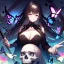 Placeholder: Skulls Queen, butterflies,