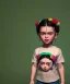 Placeholder: Frida toddler, full body, dramatic lighting, hyper realistic