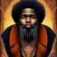 Placeholder: afro vampire with muslim beard