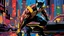 Placeholder: [WOLVERINE] performs [THE TANGO], gouache ink line sketch blending with Fauvism style, splash art elements with drips and drops, figure adorned in [FANCY DRESS], balancing on [STILLETO HEELS), set against [NEW YORK] background, anime influence with hyper-realistic touch and low saturation resembling a movie scene, UHD 16k resolution, exquisite workmanship, cinematic masterpiece.