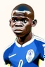 Placeholder: Ngolo Kante French soccer player cartoon 2d