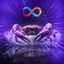 Placeholder: infinity symbol ∞ with vibrant powerful crab jumping out of the water, striking, neon, chiaroscuro, dramatic, captivating, powerful, fantasy, beautiful, octane render, 16k post-production, artstation: award-winning: atmospheric: commanding: fantastical: clarity: ultra quality: striking: brilliance: stunning colors: amazing depth; lens: f/11, 35mm