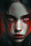 Placeholder: girl with red eyes