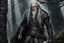 Placeholder: ancient grizzled, gnarled elf vagabond wanderer, long, grey hair streaked with black, highly detailed facial features, sharp cheekbones. His eyes are black. He wears weathered roughspun Celtic clothes, emaciated and tall, with pale skin, full body , thigh high leather boots and has a dark malevolent aura within swirling maelstrom of ethereal chaos in the comic book style of Bill Sienkiewicz and Jean Giraud Moebius in ink wash and watercolor, realistic dramatic natural lighting