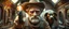Placeholder: gritty air brush 3d with pen outline,seasoned handsome gunslinger western fluffy elder woman edgy hero with slightly glowing eyes and nudged dented skin in front of glistening space tardigrade dog, shallow depth of field, warm lantern, pin hole cam in doll house space ship, bottom floor board edge border