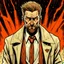 Placeholder: create an male character based on john constantine, whithbrown hair, long dark beard