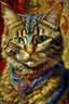 Placeholder: Portrait of a cat by Louis wain