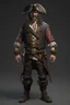 Placeholder: pirate, realistic style, full figure frontal view