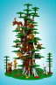 Placeholder: lego tree forest animals children