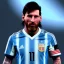 Placeholder: lionel messi, with argentina flag, highly detailed, wings, soft studio lighting, background 64k