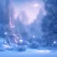 Placeholder: winter landscape, bells, ice, dreamy, science fiction