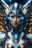 Placeholder: Close up Facing Front night Photography Realistic High Details,Natural Beauty,Beautiful Angel Pretty woman cyborg cybernetic ,futuristic warframe armor,wings ,in Magical Planets Cosmic full of lights colors,glowing in the dark, Photography Art Photoshoot Art Cinematic Soft Blur Colors