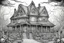 Placeholder: Horror house for coloring