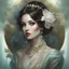 Placeholder: shiny pearls, full body portrait of a pretty woman , Breathtaking Masterpiece Fantasycore Artwork By Anna Dittmann, Daniel Merriam, Jean Baptiste Monge, Alberto Seveso, Erin Hanson, Jeremy Mann"