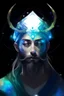 Placeholder: prismatic hair ethereal transparent prism astral projection Male antlers druid beard constellations radiance prismatic shining starlight enshrouded radiance