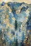Placeholder: Psychedelic Mandelbrot; Surrealistic painting inspired by Klimt and Hundertwasser; Golden Hour; Exquisitely Detailed